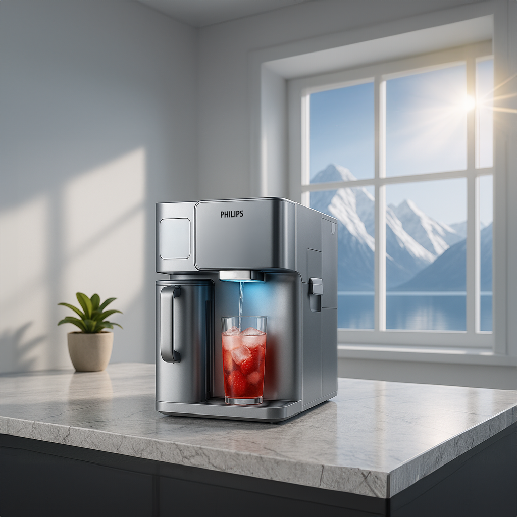 PHILIPS 飛利浦｜檯面式瞬熱製冰飲水機｜首創製冰塊功能 冰飲足首選｜ADD8600